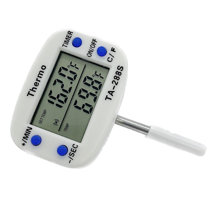 Термометр короткий 4 см, поворотний, цифровий із звуковим сиганалом ТА-288s