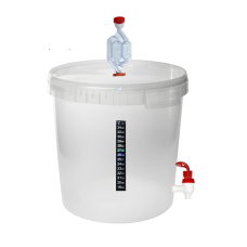 Бродильна ємність харчова 33 л. (прозора) комплектація MAX