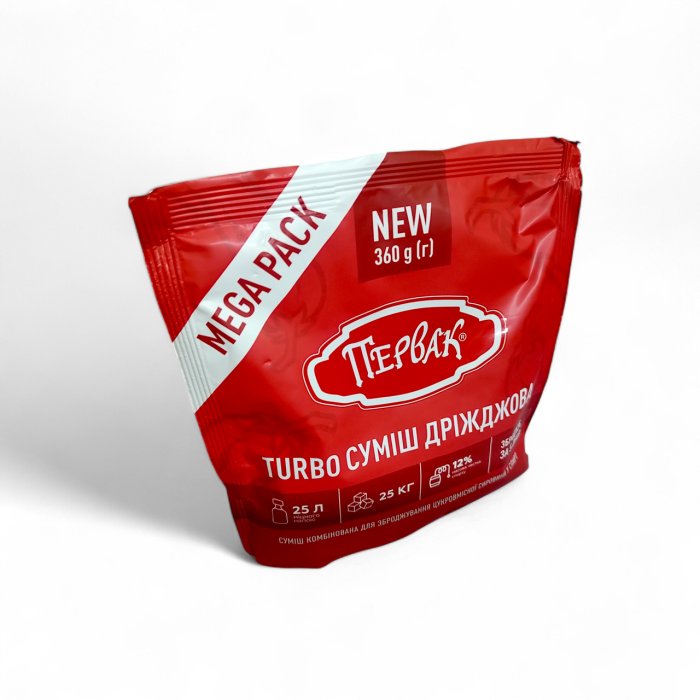 ПЕРВАК Mega Pack турбо-дріжджі на 100 л