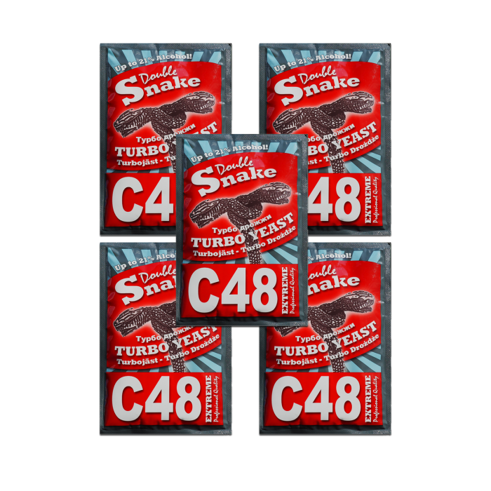 Турбо дріжджі H&B Double Snake C48 Turbo 130г. (5 шт)
