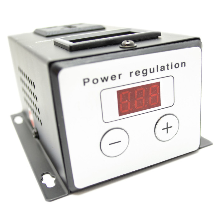 Регулятор напруги 10кВт з кнопками та дисплеєм