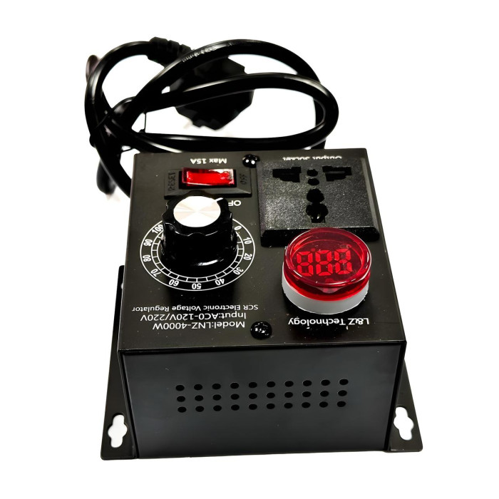 Регулятор напруги 4кВТ з дротом і дисплеєм