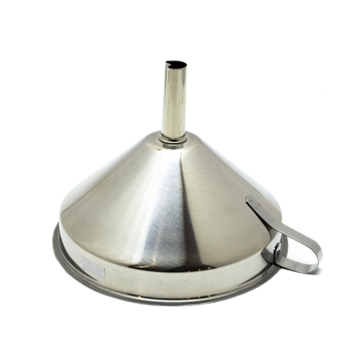 Вирва (лійка) металева з фільтром 130мм